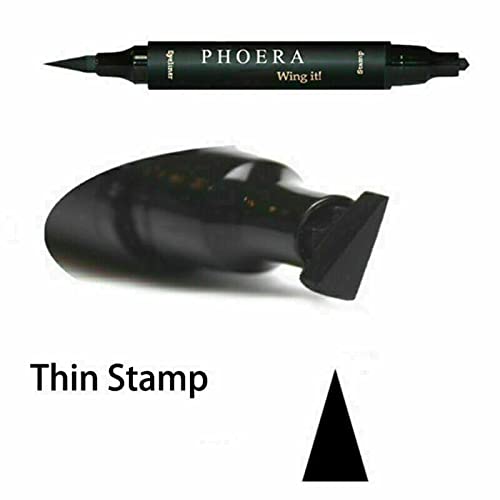 Phoera 2-in-1 Wing Cat Eye Liner Stamp Pen Waterproof