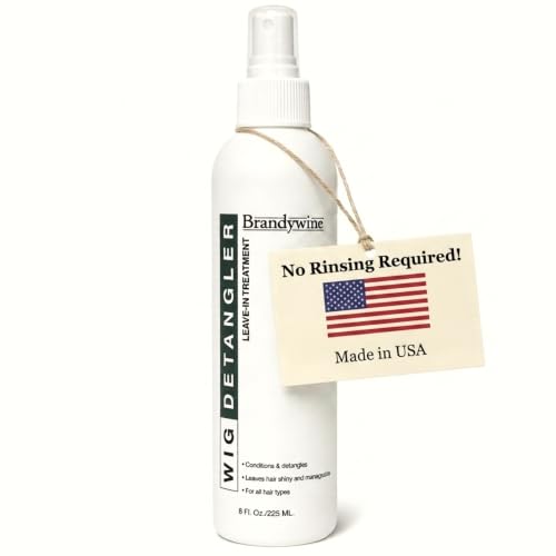 Brandywine Wig Detangler Spray - Leave-In Conditioner for Synthetic & Human Hair