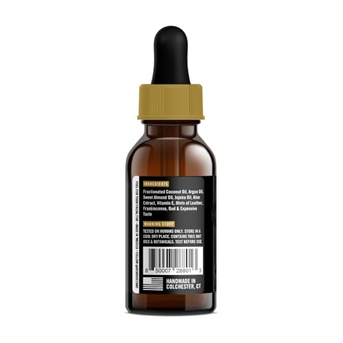 Beard Octane Beard Oil for Men ? Liquid Gold (Frankincense, Oud Cologne) ? Softens & Conditions Dry Beards With Argan & Jojoba ? 1oz