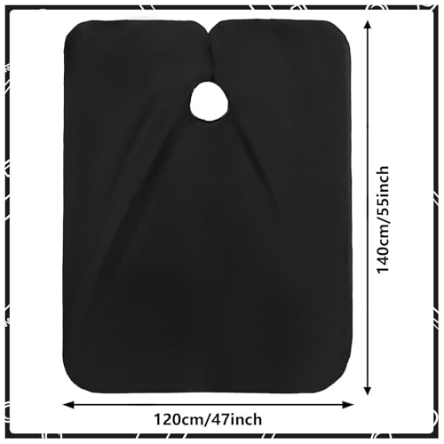 FEBSNOW Barber Cape 2-Pack, Professional Hair Cutting Apron with Snap