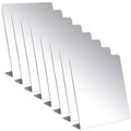 Amyhill 8 Pcs Counter Top Mirror Freestanding Mirror Single Sided Acrylic Desk Glass for Tabletop Bedroom Office Bathroom Home Dorm (8.5 x 9 Inch)