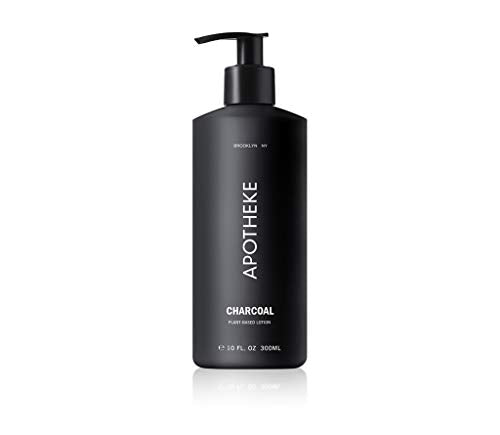 APOTHEKE Scented Hand & Body Lotion for Women & Men, Charcoal (10 fl oz)