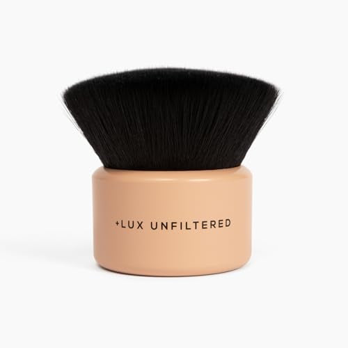 + Lux Unfiltered Blending Body Brush, Body Makeup Tool for Blending Self Tanner, Body Glow, Body Bronzer and Other Things, Vegan + Cruelty Free Synthetic Bristles