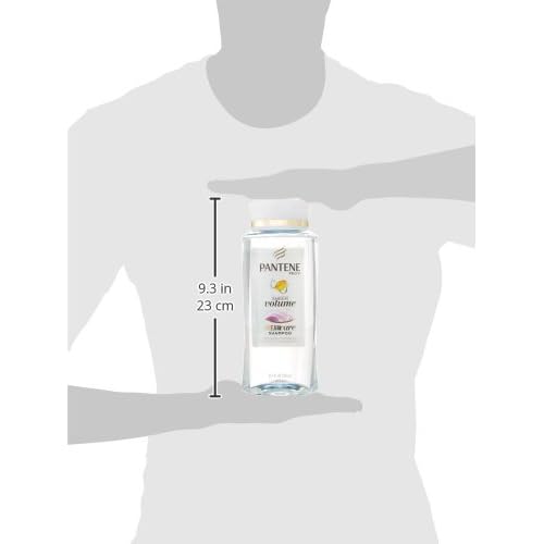 Pantene Volumizing Shampoo for Fine Hair, Sheer Volume 25.4 Fl Oz (Pack of 2)