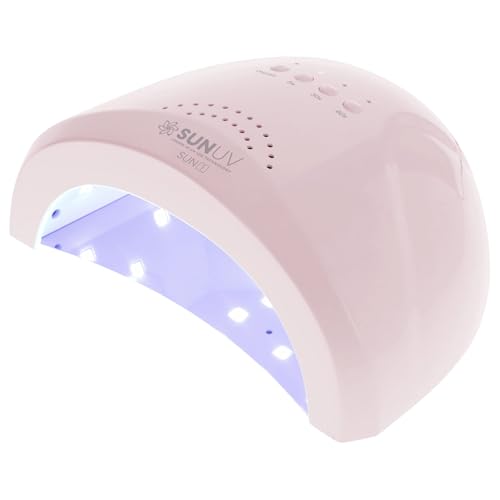 SUNUV UV LED Nail Lamp for Gel Nails - Pink, Professional 30W Cure Light