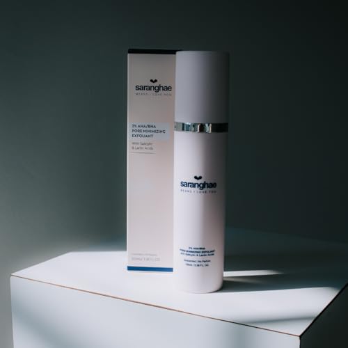 Love Saranghae AHA BHA Pore Refining Exfoliant ? 2% Salicylic & Lactic Acid Liquid Toner ? Smooth & Clarify Skin ? Fragrance-Free, Non-Irritating, 4 fl oz