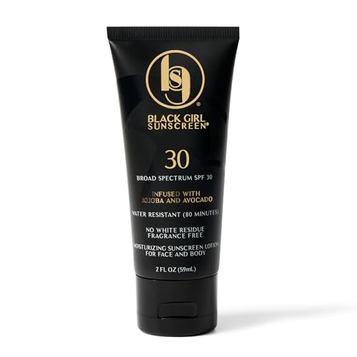 Black Girl Sunscreen SPF 30 Face & Body Lotion - 2 Fl Oz, Hydrating & Clear