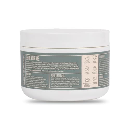oVertone Stormy Sterling Color Depositing Hair Mask 8oz - Vibrant Semi-Permanent Treatment