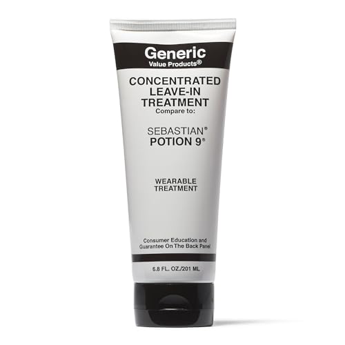 Generic Value Products Concentrated LeaveIn Conditioner Treatment, Nourishes, Revitalizes, Repairs Damaged Hair, 6.8 Oz