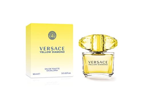 Versace Yellow Diamond Eau de Toilette Spray for Women, 3.0 oz