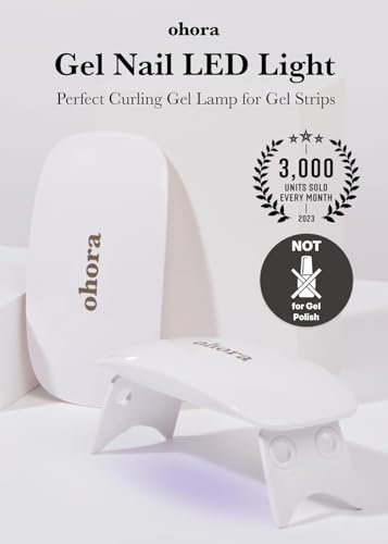 ohora LED Lamp for Gel Nail Strips - 6W, Portable Curing Light
