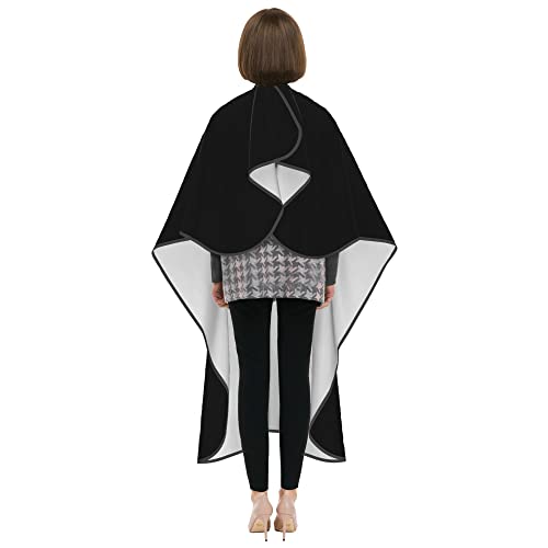 Custom Barber Cape with Logo - Personalized Haircut Apron