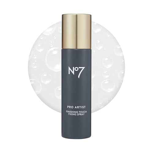 No7 Pro Artist Finishing Touch Setting Spray - Long-Lasting Finishing Spray for Face Makeup - Leaves a Radiant, Blurred, and Hydrated Finish (2.7 Fl Oz)