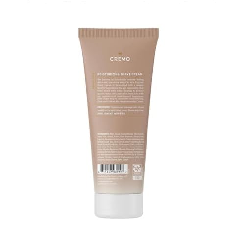 Cremo Women¡¯s Shaving Cream Sensitive Skin, Moisturizing, White Jasmine Amber, Ultra-Slick Shave Cream for Women, Fights Nicks, Cuts and Razor Burn, 6 Fl Oz