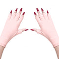 MelodySusie UV Fingerless Gloves for Gel Manicures - Blush Pink