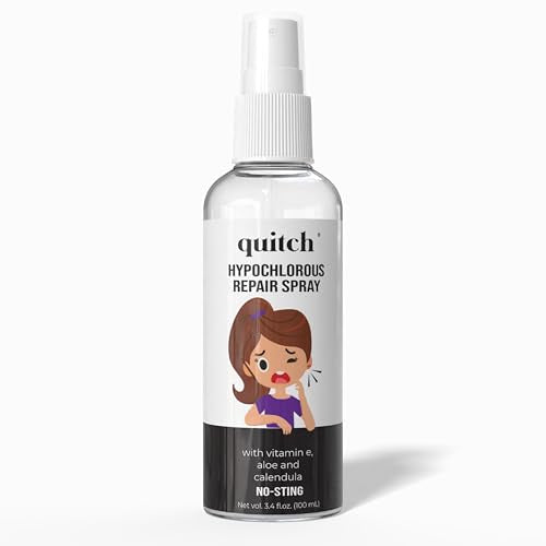 Piercing Aftercare Spray with Hypochlorous Acid - Alcohol Free Cleanser for New & Healing Piercings