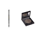 Arches & Halos Brow Shaping Set - Dual Ended Brush With Luxury Brow Powder In Charcoal - Define, Brush And Blend Brows - Easily Fill, Sculpt Full Eyebrows - Vegan, Cruelty Free Makeup - 2 Pc
