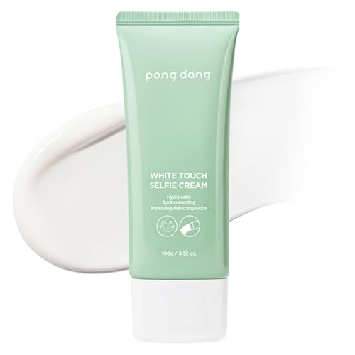 PONGDANG Tone-UP Touch Selfie Cream 3.52 oz | Lightweight Brightening Cream | Hydrating & Redness-Soothing Formula | Korean Skin Care