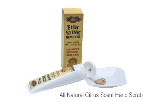 DockTime Fish Stink Remover - Citrus Exfoliating Hand Scrub for Anglers