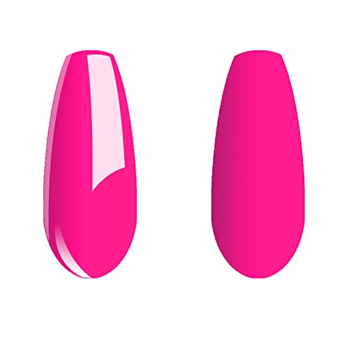 Vishine Hot Pink Soak Off Gel Nail Polish - 15ml Long Lasting UV LED Cured