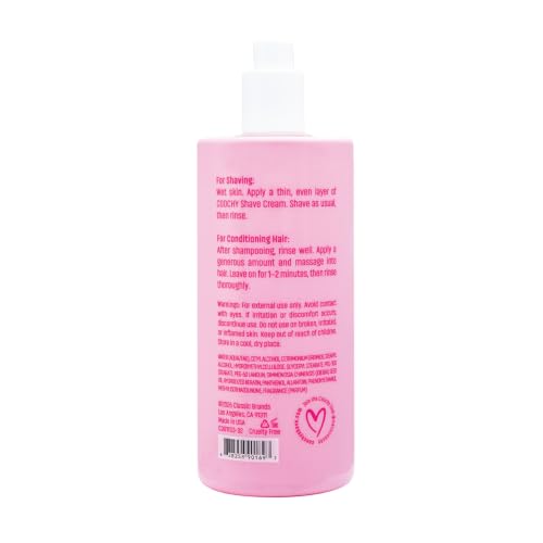 Coochy 32 oz Moisturizing Shave Cream for Sensitive Areas - Frosted Cake Scent