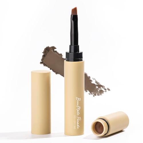 2-in-1 Eyebrow Pen with Slanted Brush - Waterproof, Long-Lasting