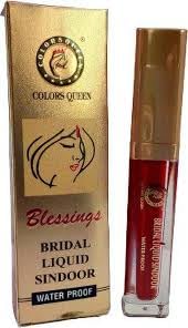 Liquid Sindoor Waterproof Red with Applicator Brush