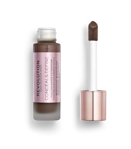 Revolution Beauty Conceal & Define Foundation F18 Dark - Full Coverage