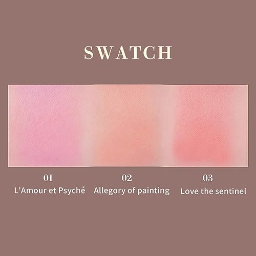 MilleFée Angel Gradation Blushes 5g Lone Wear Shimmer Millefee Powder Palette for Beauty Cheek