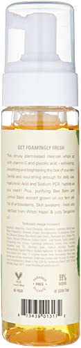 FarmHouse Fresh Foaming Face Wash, Cleanser. Hyaluronic Acid, Vitamin C, Glycolic Acid. C the Future Foam Facial Cleanser, 1.7 Fl Oz