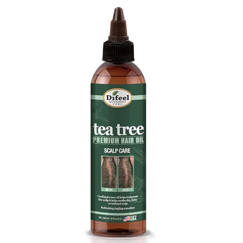 Difeel Scalp Care Tea Tree Premium Natural Hair Oil - Tea Tree Oil 8 oz.