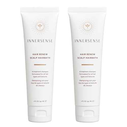 INNERSENSE Organic Beauty - Hair Renew Scalp Hairbath | Cleansing, Balancing, Moisturizing | Non-Toxic, Cruelty-Free, Clean Haircare (2 Pack - 2 fl oz | 59.1 mL each)
