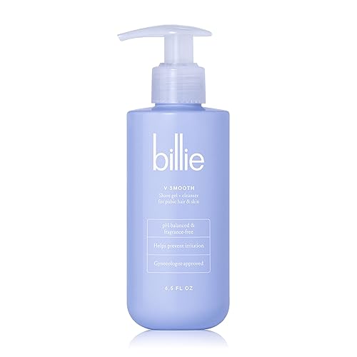 Billie Dermaplane Starter Kit + V Smooth Shave Gel & Cleanser for Pubic Hair & Skin - 6.5 oz.