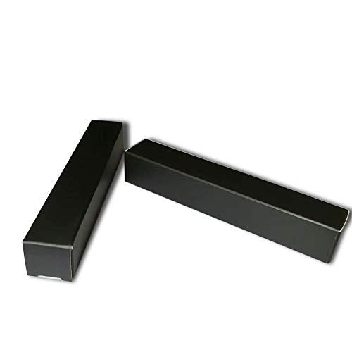 50 Pcs Black Kraft Lip Gloss Boxes 4.72x0.78 inch