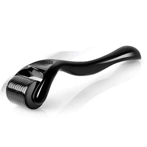 540 Titanium Derma Roller For Face Hair Beard£¬Scalp Derma Roller £¬Beard Microneedle Roller£¬Personal Use Microneedling Roller Microdermabrasion Cosmetic Beauty Instrument Self-Care Gifts For Men Women