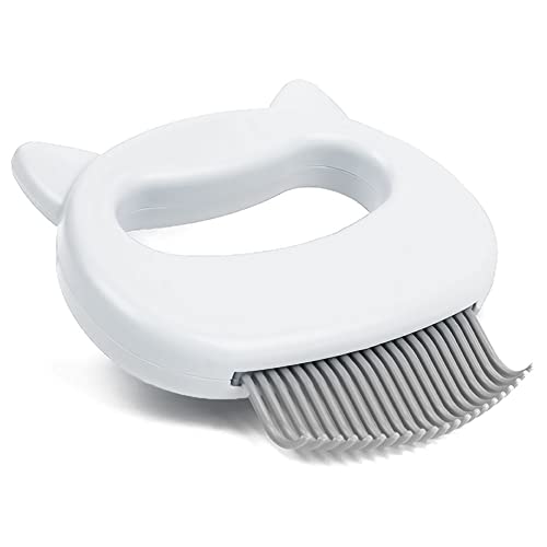 Leo's Paw Massaging Pet Hair Removal Shell Comb for Cats & Dogs