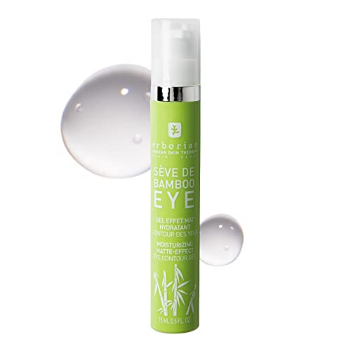 Erborian-S?ve de Bamboo Eye- Hydrating & Moisturizing Eye Cream,Anti-Aging Eye Contour Gel treatment- Soothing & Visibly Reduces Signs of Fatigue,Fine Lines & Dark Circles- Korean Skincare- 0.5oz