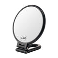 10X Magnifying Mirror with 1X Normal Side, Handheld Makeup Mirror