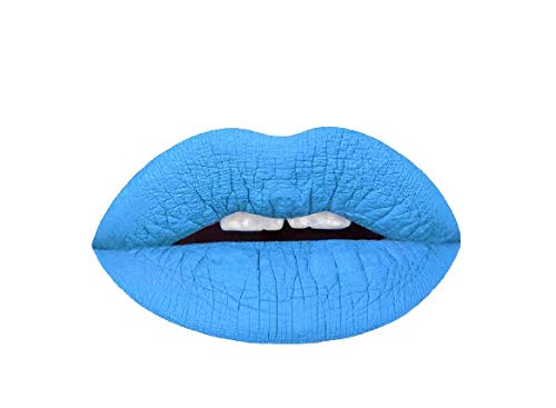 Aromi Baby Blue Matte Liquid Lipstick, Light, Sky Blue Lip Color, Vegan and Cruelty-free Beauty, Long-lasting, Waterproof (Baby Blue)