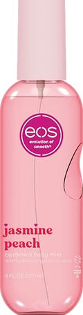 EOS Jasmine Peach Body Mist - Hydrating Floral Body Spray with Hyaluronic Acid & Glycerin, 6 fl oz