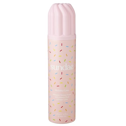 sundae Whipped Shower Foam Birthday Cake Foaming Body Wash 8.9 fl oz, 265ml