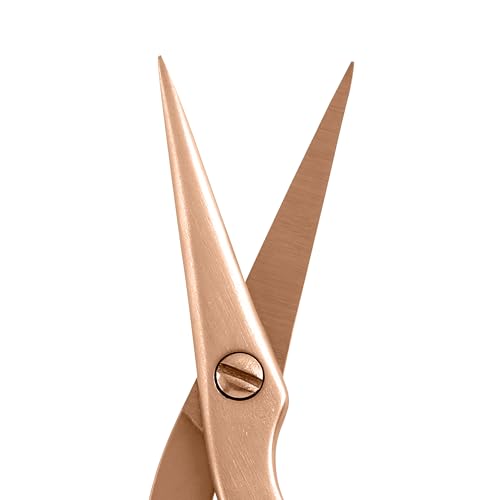 Tweezerman Rose Gold Eyebrow Scissor and Eyebrow Brush