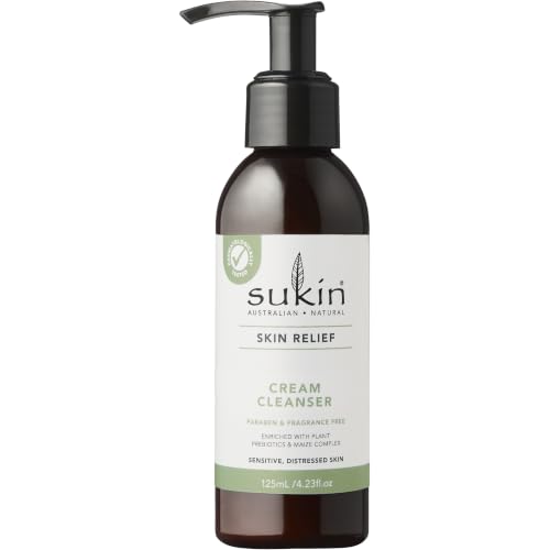 Sukin Sensitive Skin Relief Cream Cleanser - Fragrance-Free, Hydrating 125ml