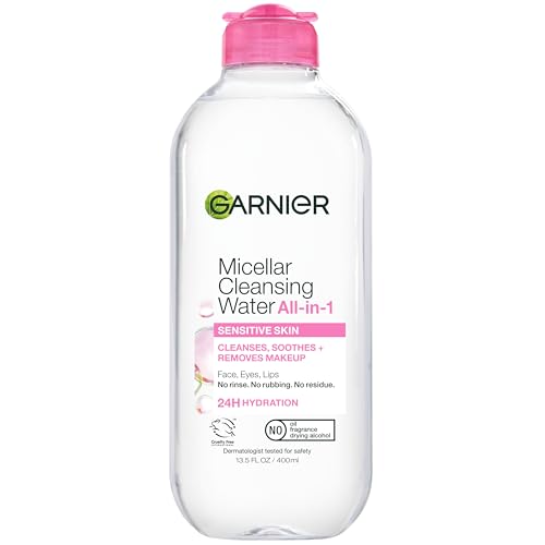 Unscented Garnier Micellar Water Hydrating Facial Cleanser & Makeup Remover - 13.5 Fl Oz