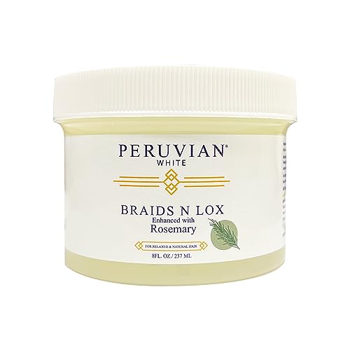 Braid, Loc, and Edge Gel for Relaxed & Natural Hair (EXTRA HOLD), 8 oz. (Rosemary)