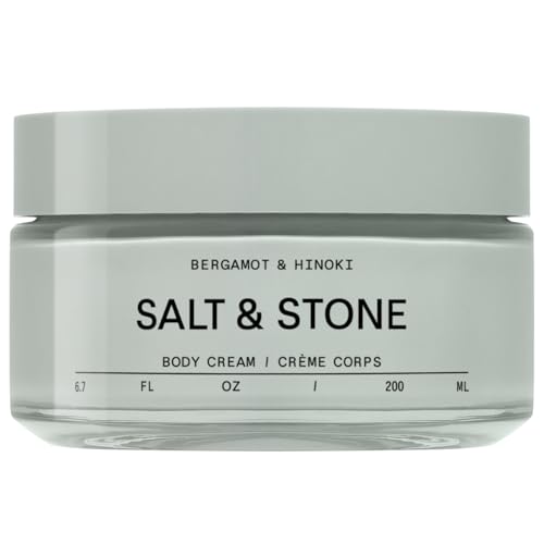Salt & Stone Body Cream for Women & Men Bergamot & Hinoki 6.7 fl oz - Hydrating & Scented