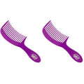 Wet Brush Detangling Comb - Purple Unisex Comb 1 Pc (Pack of 2)