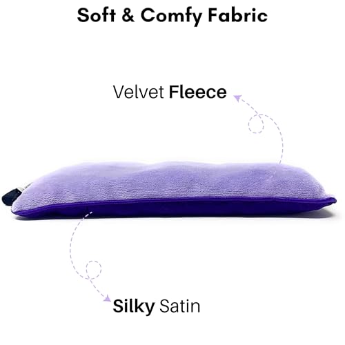 Lavender Weighted Eye Pillow for Sleep & Meditation