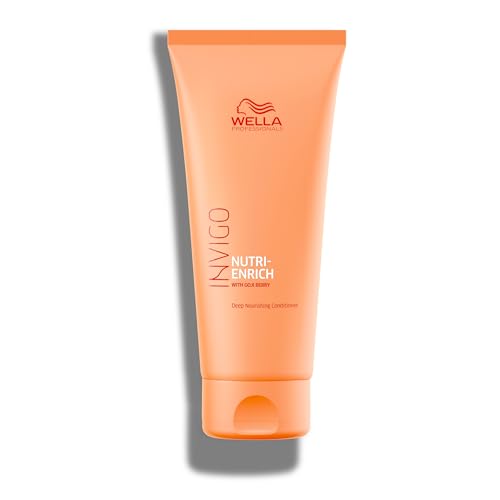 Wella Professionals Invigo Nutri-Enrich Deep Nourishing Conditioner | For Dry or Stressed Hair | Formulated with Goji Berry