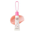 TONYMOLY Frosted Sugar Cookie Lip Gloss Key Chain ? Hydrating Non-Sticky Gloss with Soft Apricot Tint & Golden Shimmer, Limited Edition Holiday Korean Lip Balm